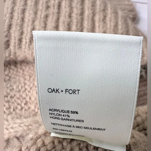 Oak + Fort loose fit sweater vest - Picture 3 of 3